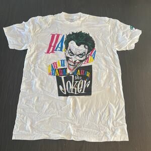 NOS Vintage Single Stitch 1987 The Joker HaHa DC Comics T-Shirt Large JL